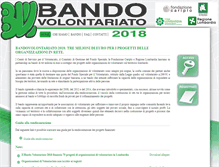 Tablet Screenshot of bandovolontariato.it